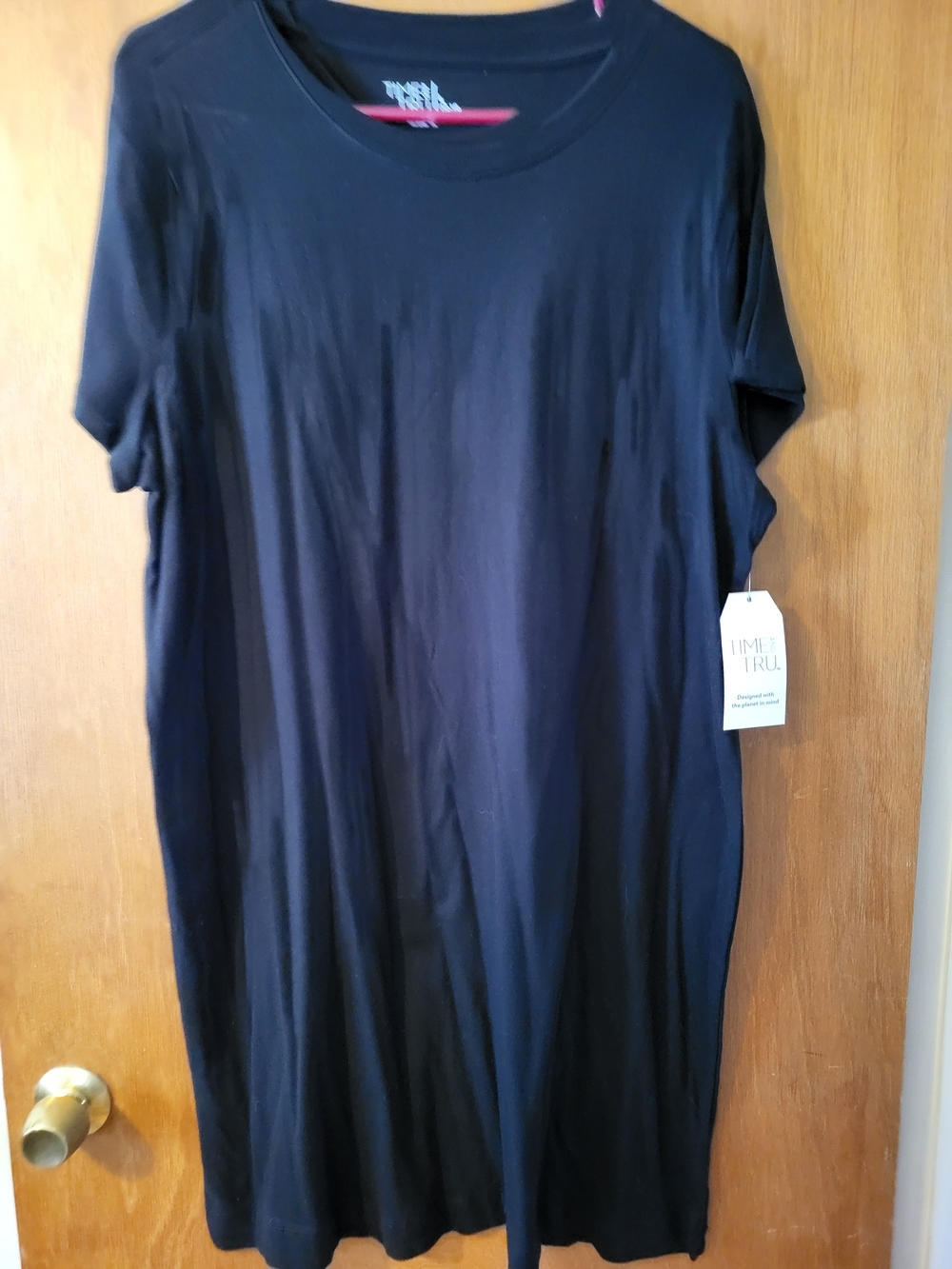Time and Tru Black Midi Dress